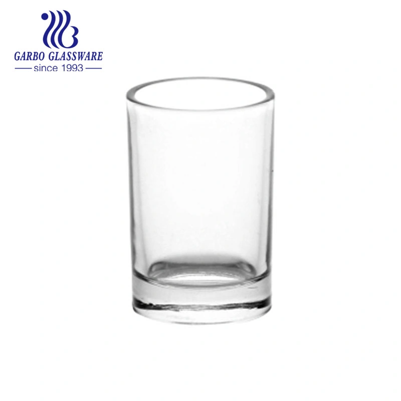 Wholesale/Supplier Souvenir Vodka Tequila Shot Glasses Bullet Whiskey Shot Glass Small Size Spirit Wine Glass