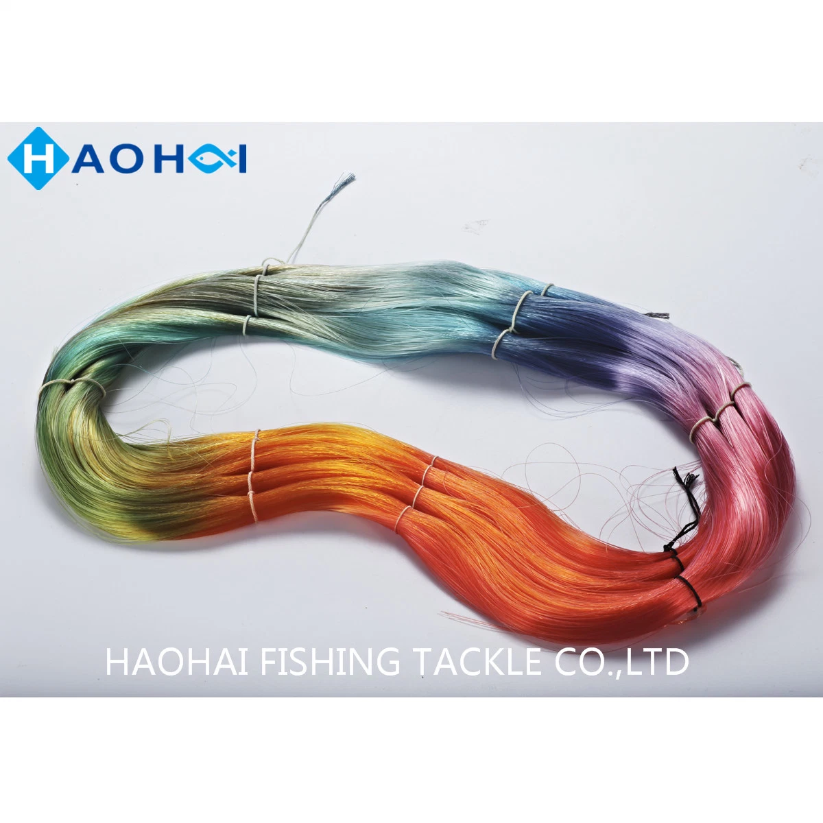 1 Kilo Gram Hank Package Rainbow Color Nylon Fishing Tackle