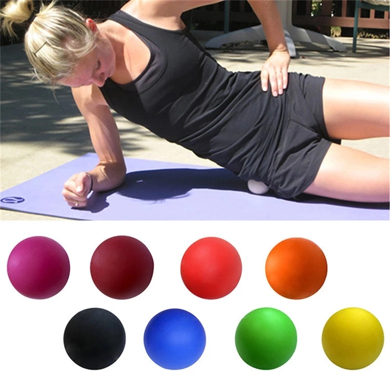 Silicone Fitness Gym Yoga Lacrosse Ball Lacrosse Massage Ball for Yoga