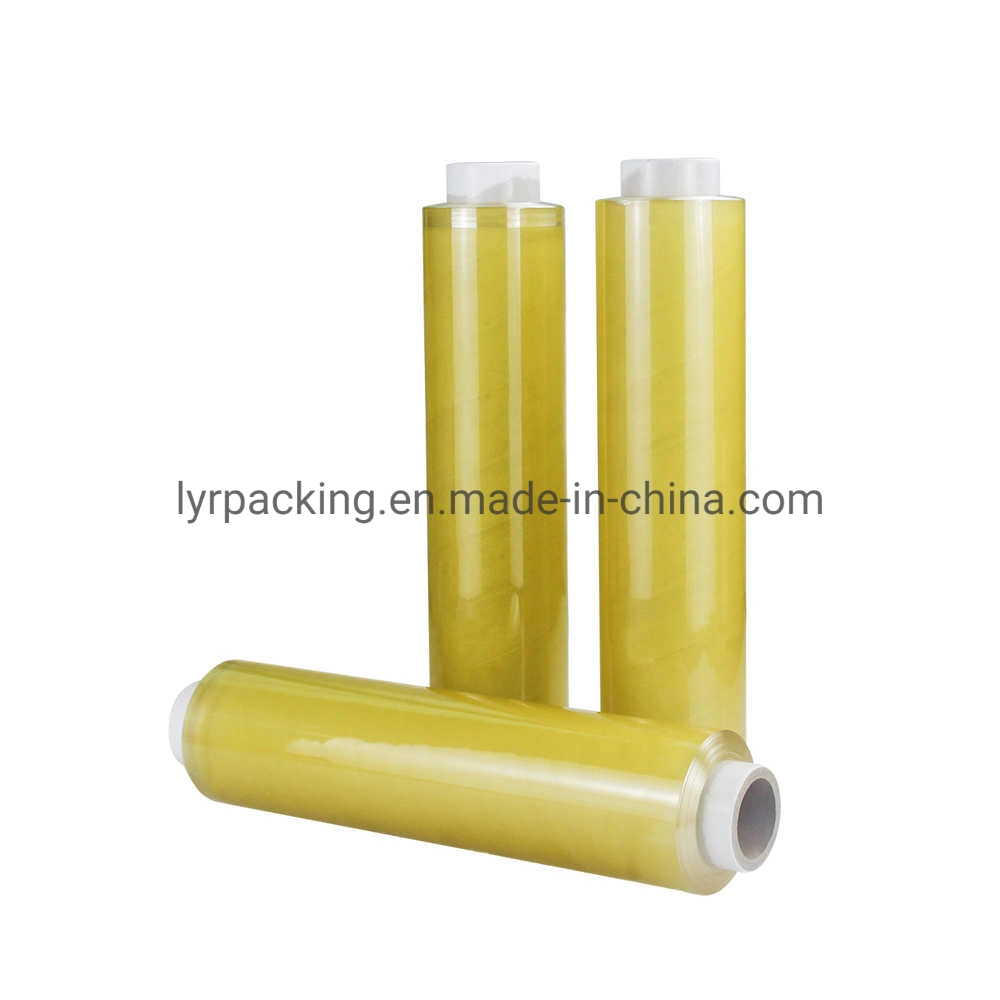 30cm X 2000FT Food Grade Cling Film High quality/High cost performance  PVC Cling Film for Meat Packaging Film