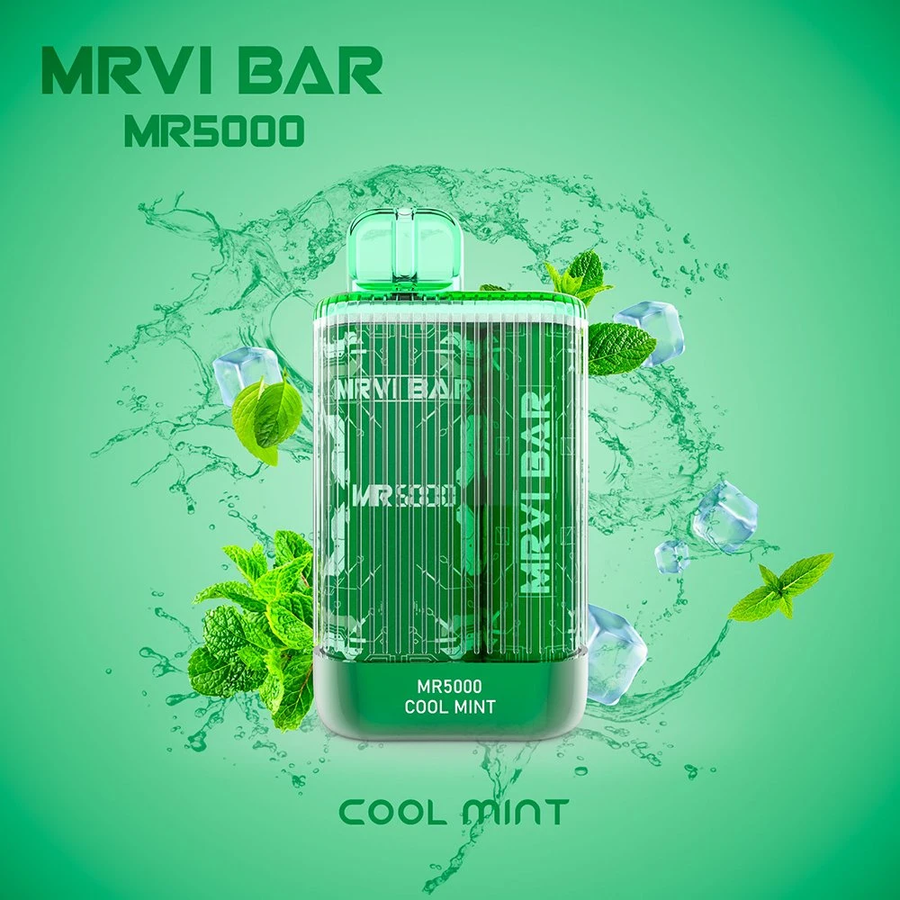 Origina Mrvi Bar 5000 Puffs 13 Ml Capacity 600 mAh Recharger Battery 10 Flavors Vape Electric Hookah