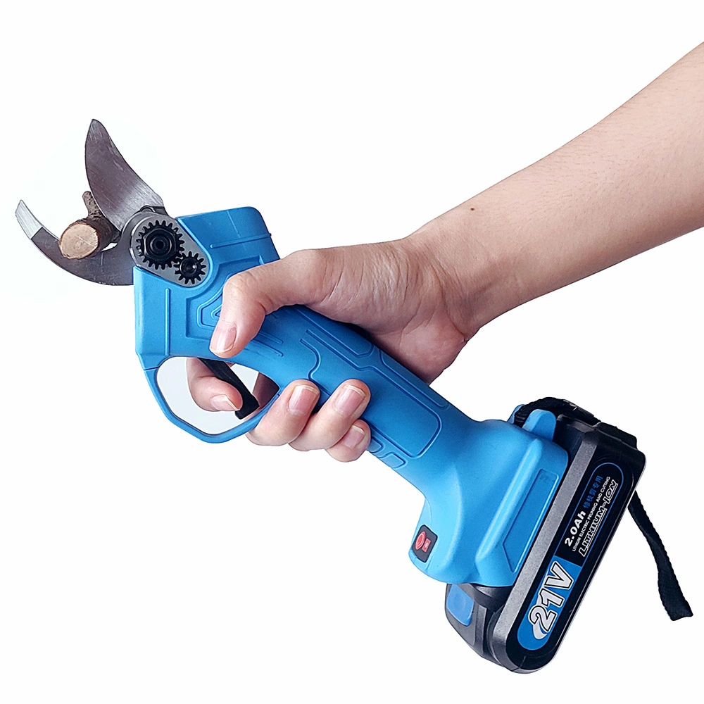 Li-ion Battery Powered 25mm Electrical Loppers Coffee Tree Electric Garden Scissors Pruners