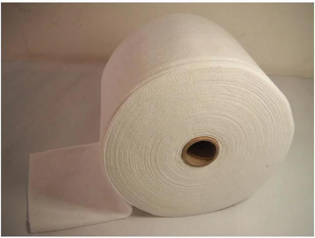 Factory Price 1000kg Eco-Friendly Roll Packing Non-Woven Wipe Spunlace Nonwoven Cleaning Material