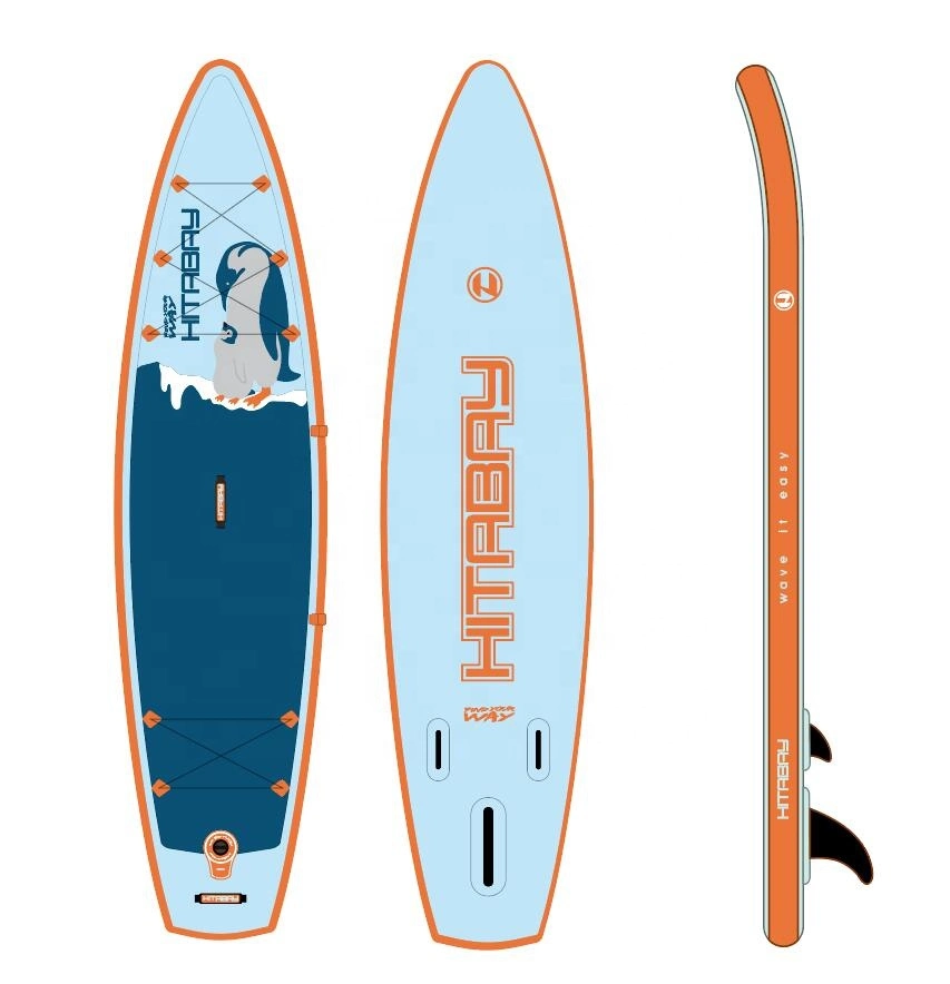 Dropshipping heiße Verkauf Aufblasbarer Aufsattel Stand Up Paddle Board