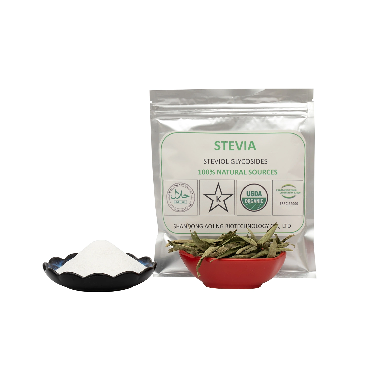 Stevia Powder Rebaudioside Low Calorie Stevia Extract Supplied by Aojing Biological Factory Ra90