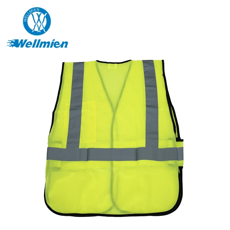 High Visibility Safety Reflective Vest Fluorescent Yellow Reflective Vest Running Vest