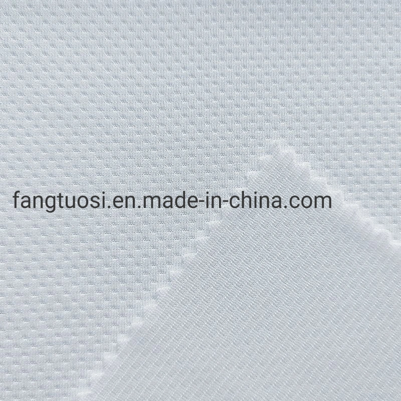 Wholesale/Supplier Solid Color 100% Polyester Stock Lot Mesh Knit Jersey Sport Fabric
