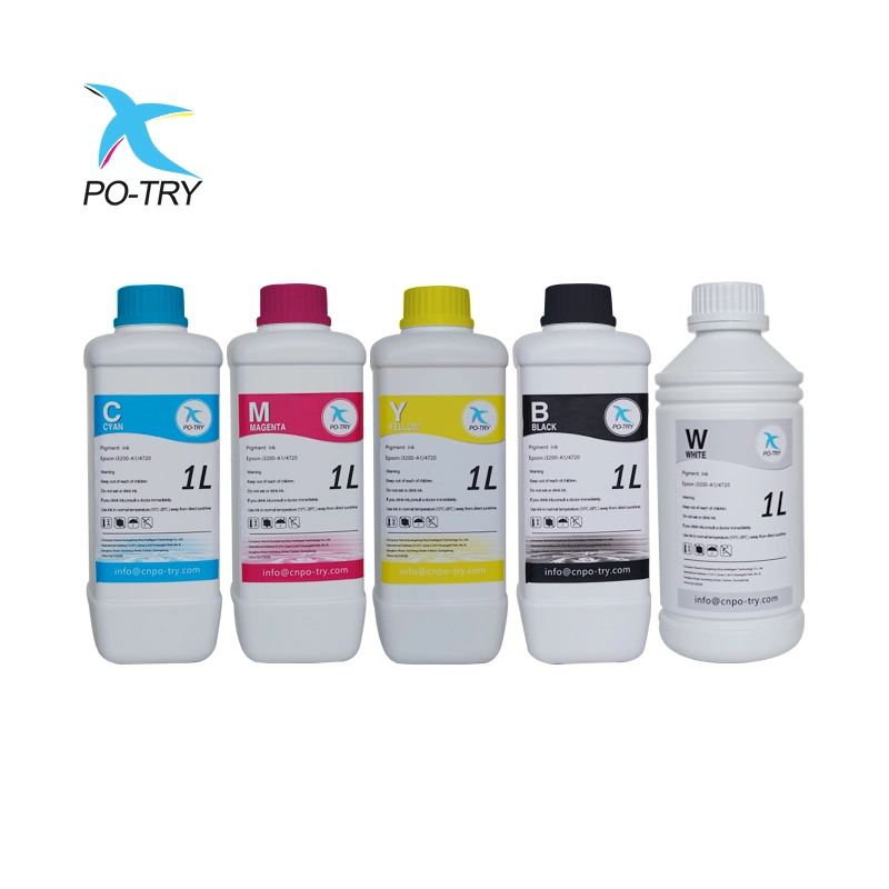 Magenta OEM tintas de impresión en blanco basado en agua para Epson L1800 1000ml de tinta Dtf