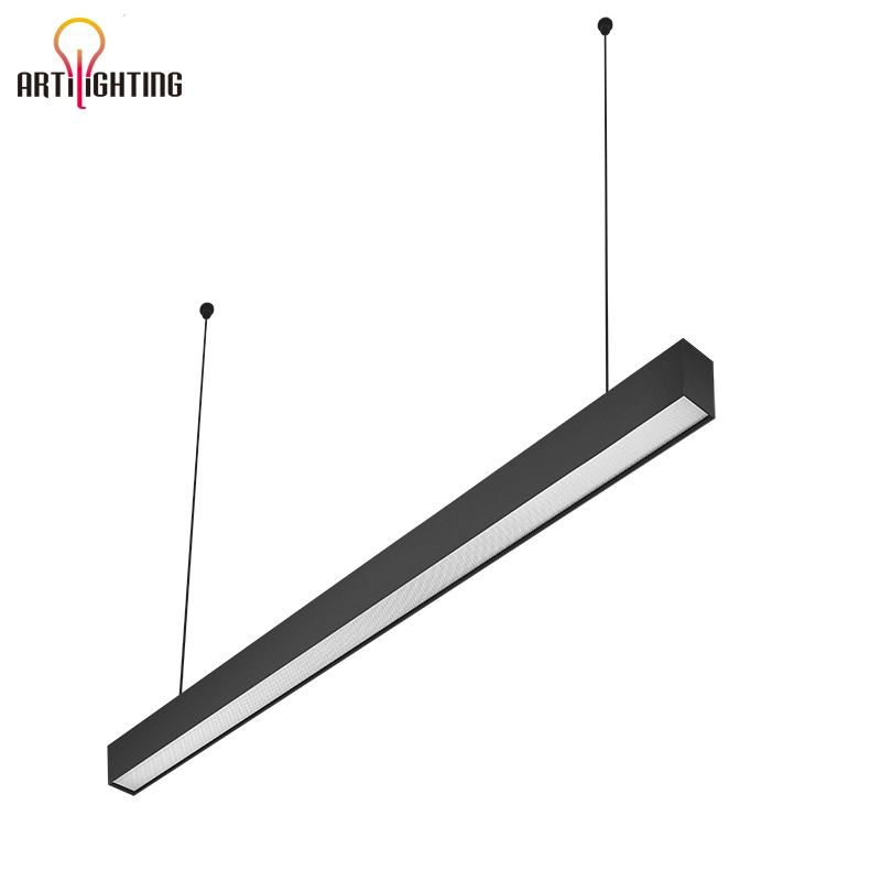 Customized Office Shop Lamps 80W 2400mm 8FT up and Down Lights 4FT 36W LED Linear Lighting with Suspended Type 100-277V