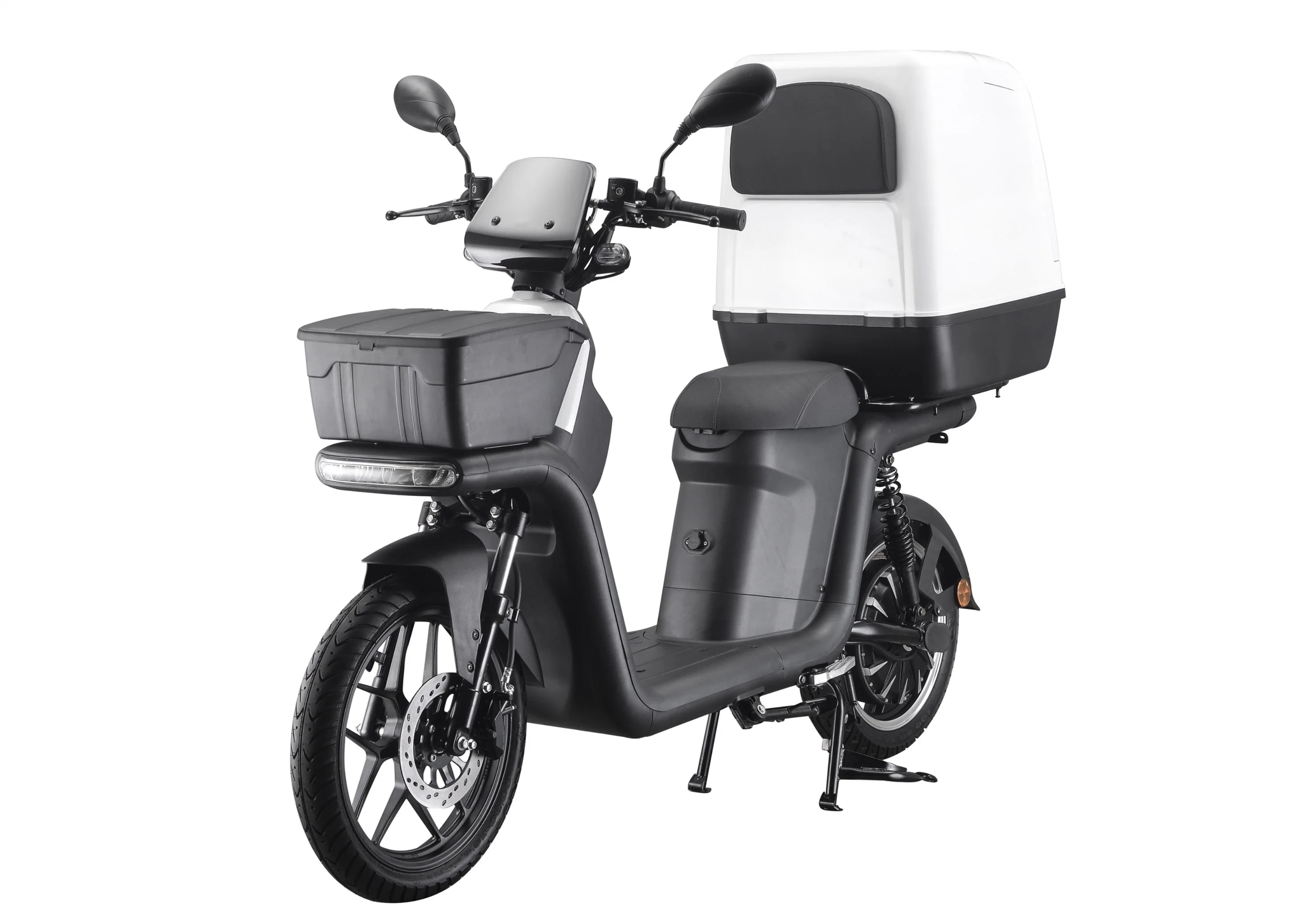 Wuxi Yolo Black and White Color with Delivery Box Finally Electric Delivery Truck