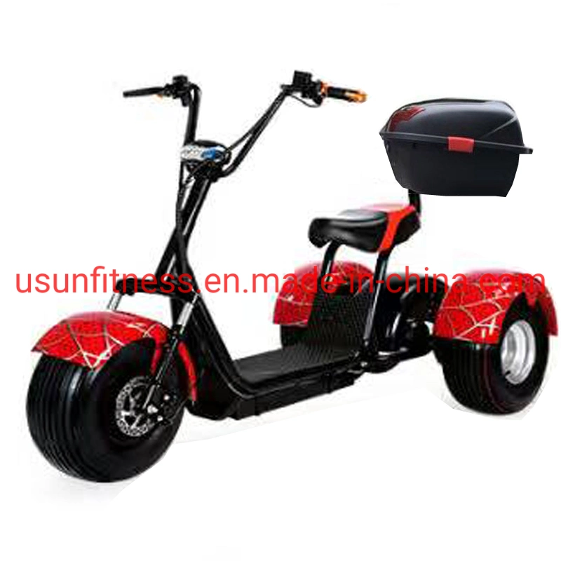3 ruedas Neumático Fat City Coco Scooter eléctrico e scooter moto con CE