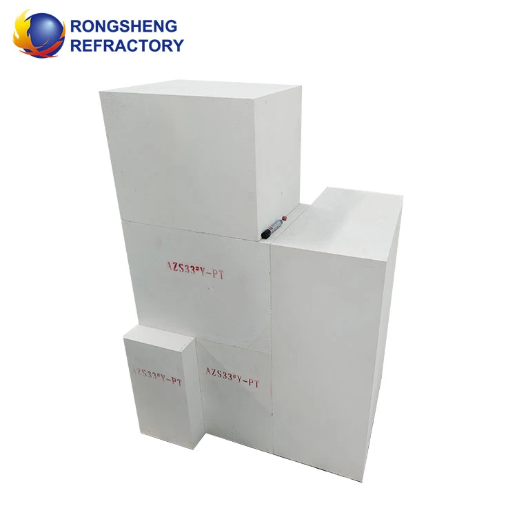 Fused Cast Refractory Brick Fused Chrome Azs Brick Refractory