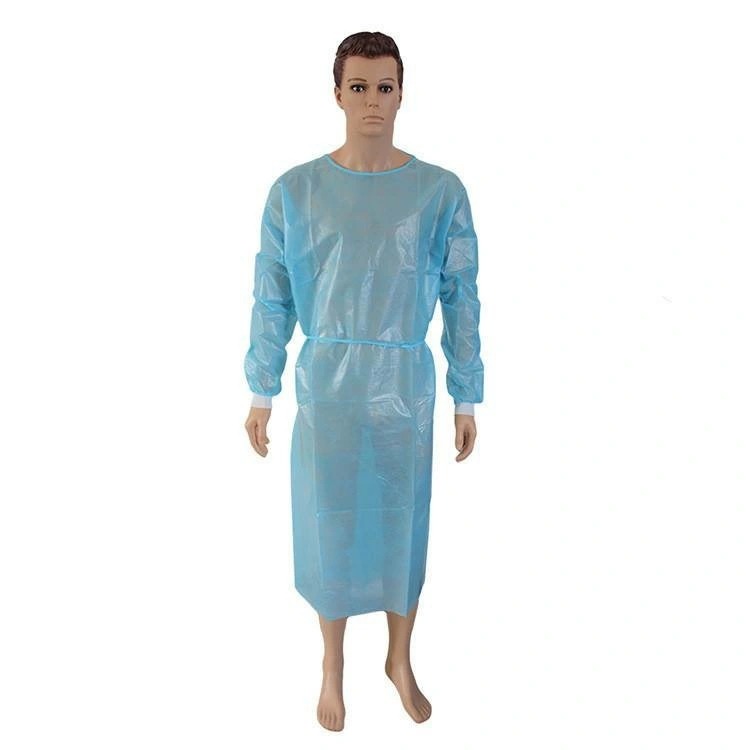 Disposable Pppe Medical Surgical Isolation Gown for Hospital Use