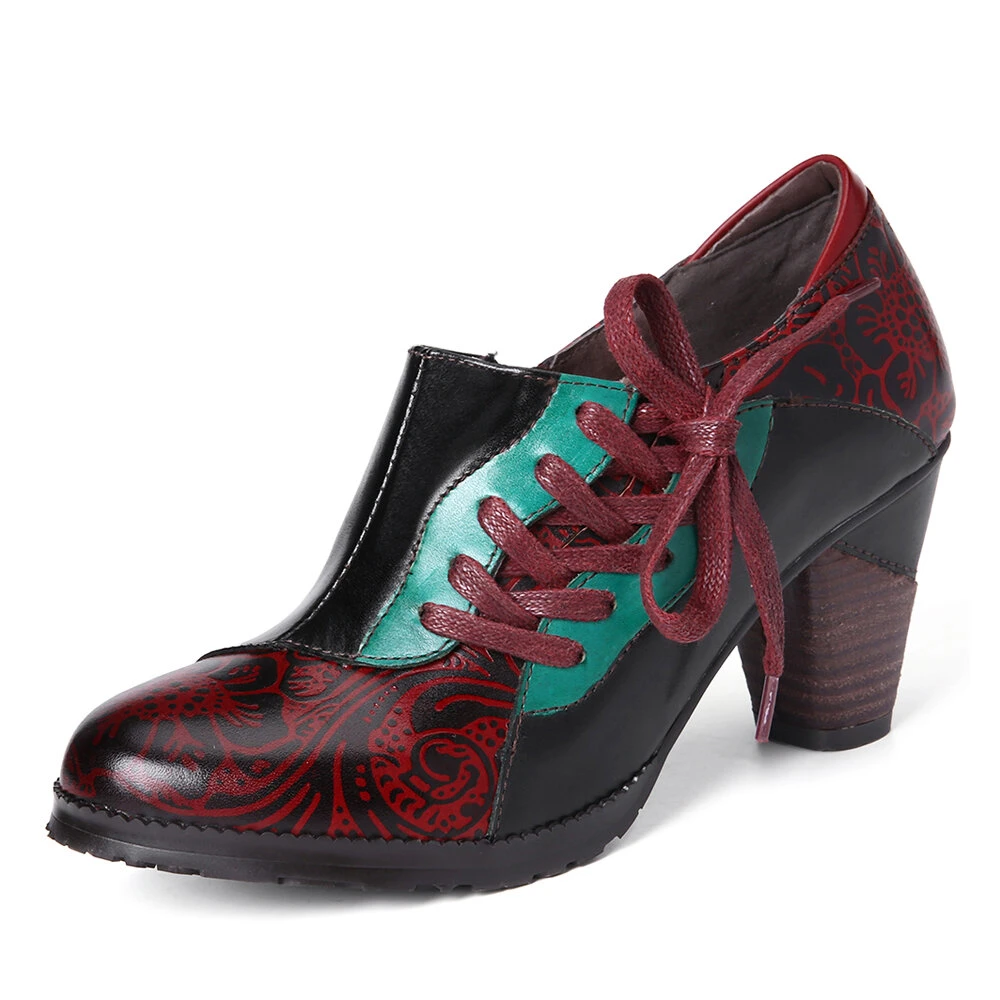 2022 New Arrival Bohemian Style Women Business Leather Shoes