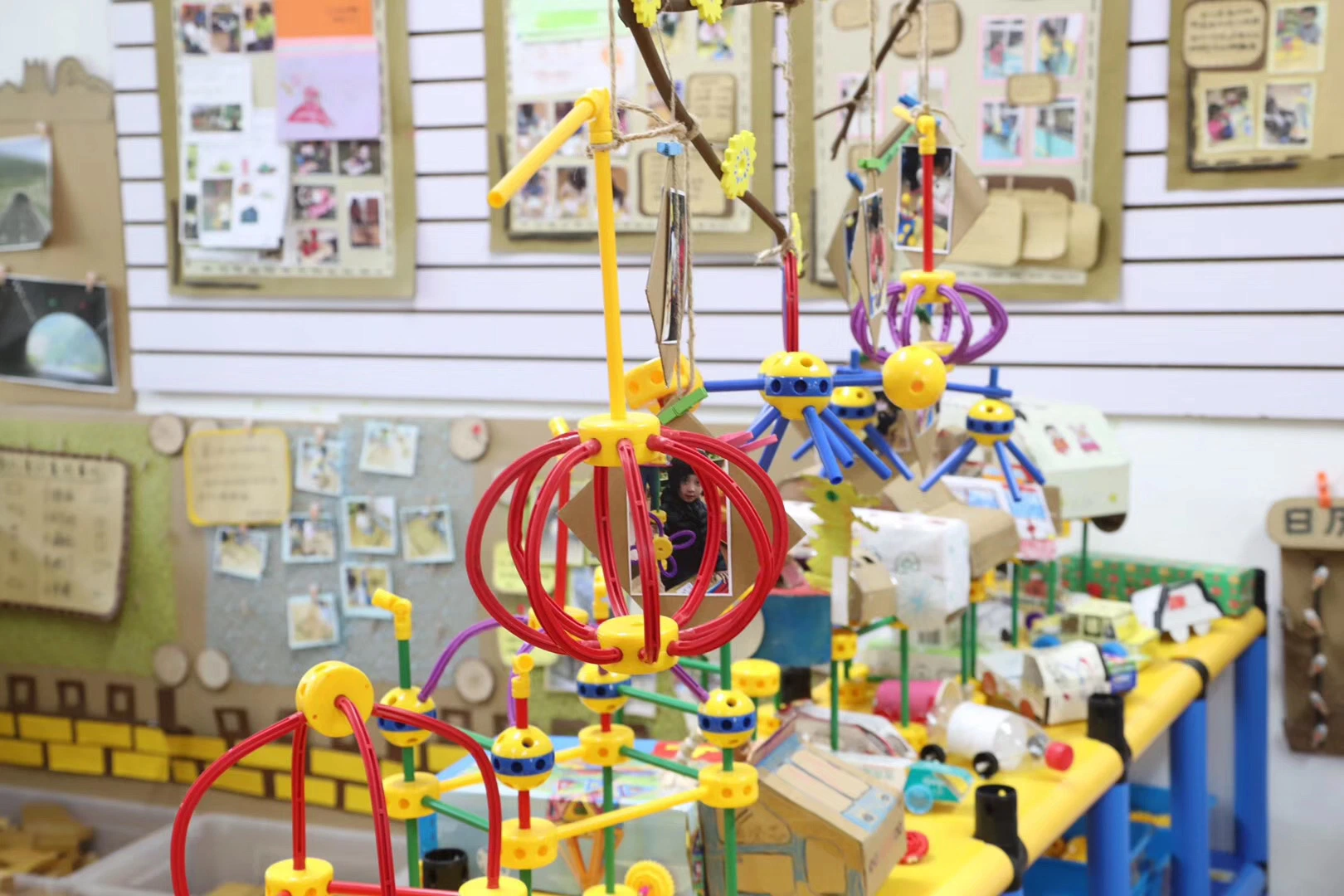Children's Plastic Desktop Intellectual Building Brick Toy