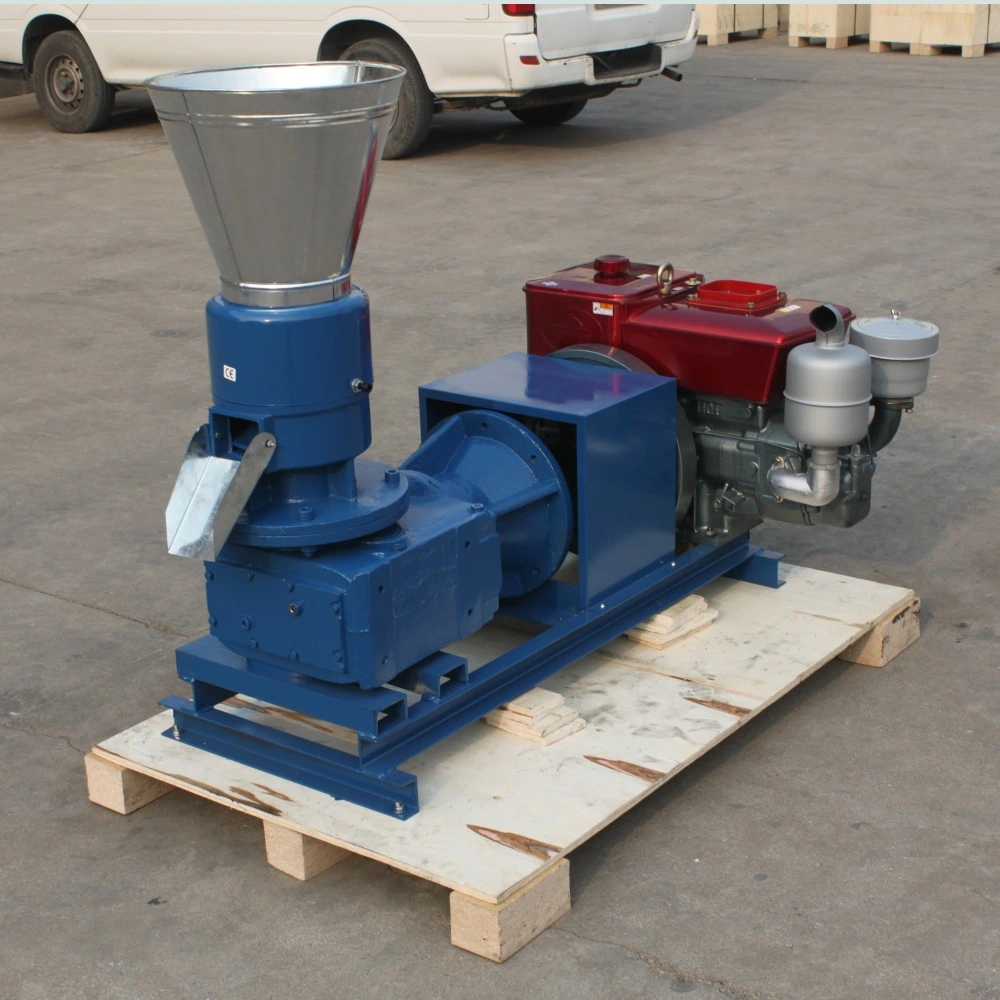 Roller Moving Flat Die Sawdust Pellet Machine with Ce