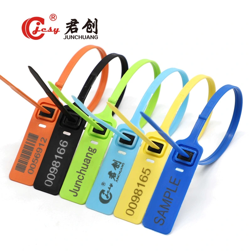 Disposable Security Plastic Seal Tamper Barcode Plastic Seal Fire Extinguisher Seal