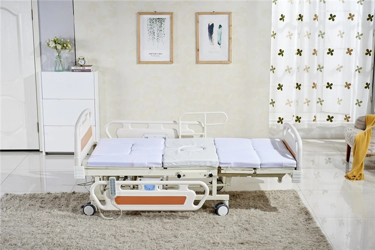 Hogar de Ancianos uso eléctrico ajustable multifunción cama de hospital