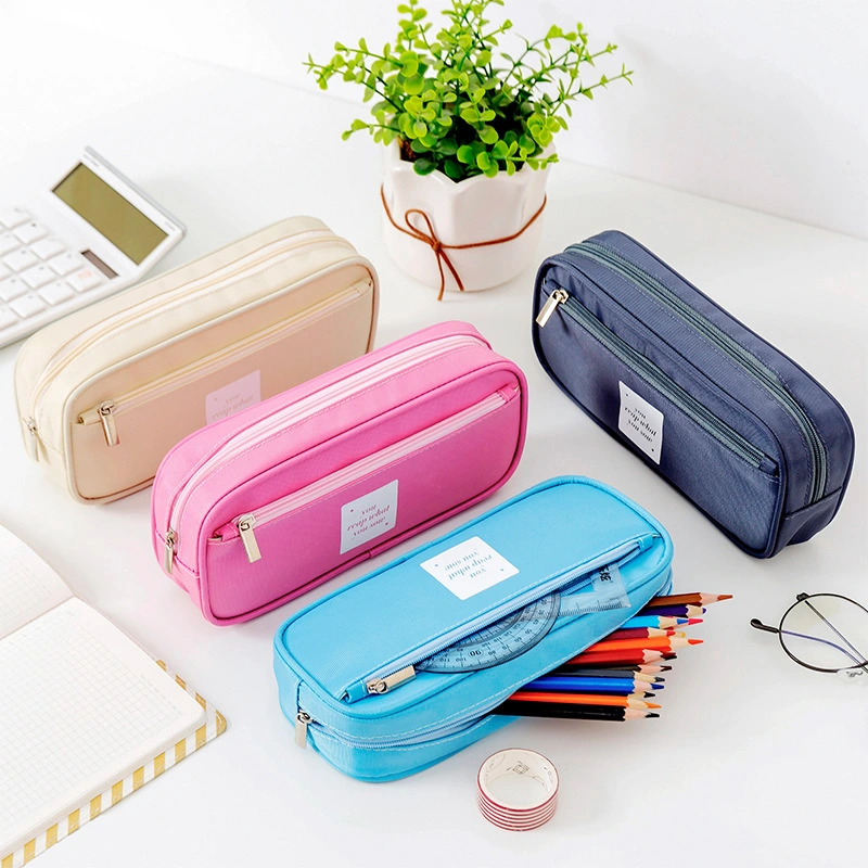 Large Capacity Pencil Cases Bags Creative Korea Fabric Pen Bag