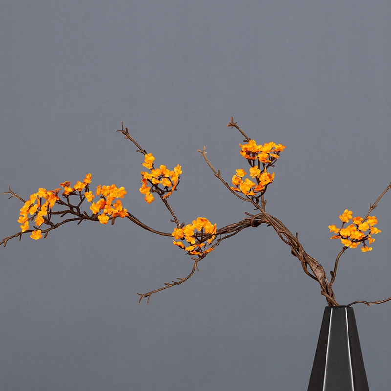 Ramos Cherry Blossom em forma de simulação elevada decoração interior