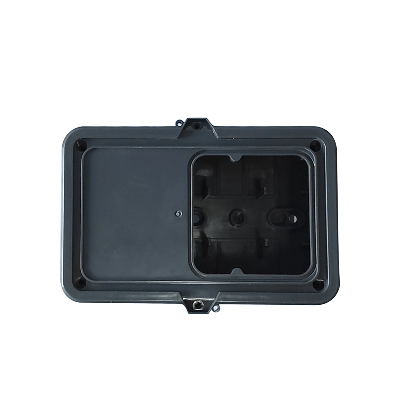 Cuadro de medidor de agua de plástico negro/Case