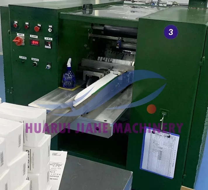 Gauze Block Slitting Folding Machine, Gauze Sheet Cotton Medical Gauze Rolls Punching Machine, Disposable Medical Surgical Absorbent Gauze Swabs Making Machine