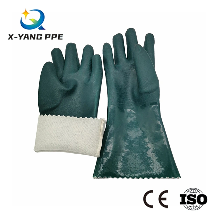 12 Inch and 15 Inch PVC Coated Waterproof, Scald Proof and Heat Insulation Work Safety Gloves