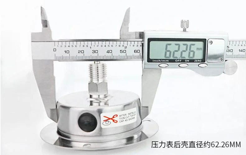 Corrosion Resistant Pressure Data Recorder Stainless Steel Yn60ztbf Shock-Proof Pressure Gauge