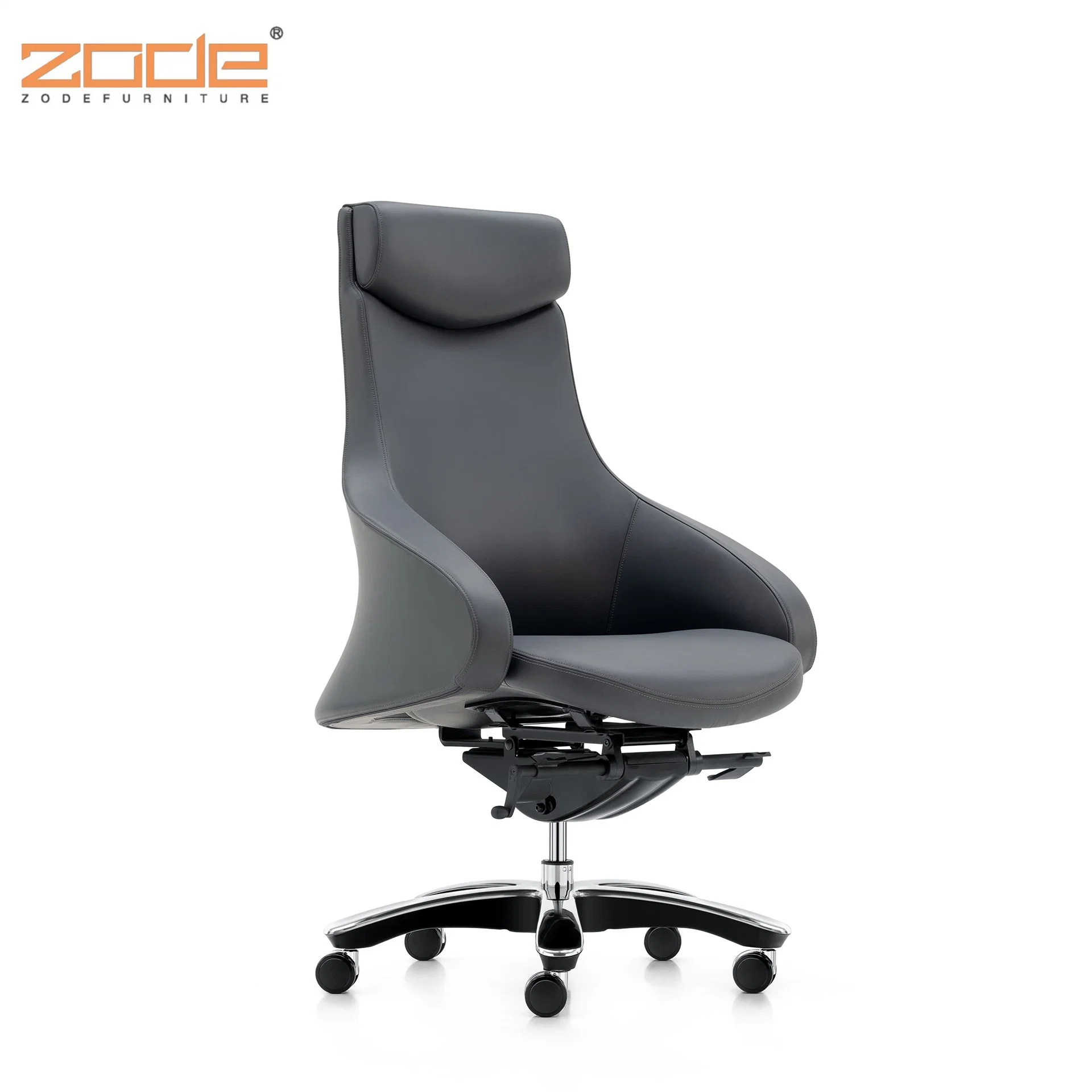 Zode Modern Home/Living Room/Office Furniture Metal PU Leather Designer Chair Ergonomic Computer Chair