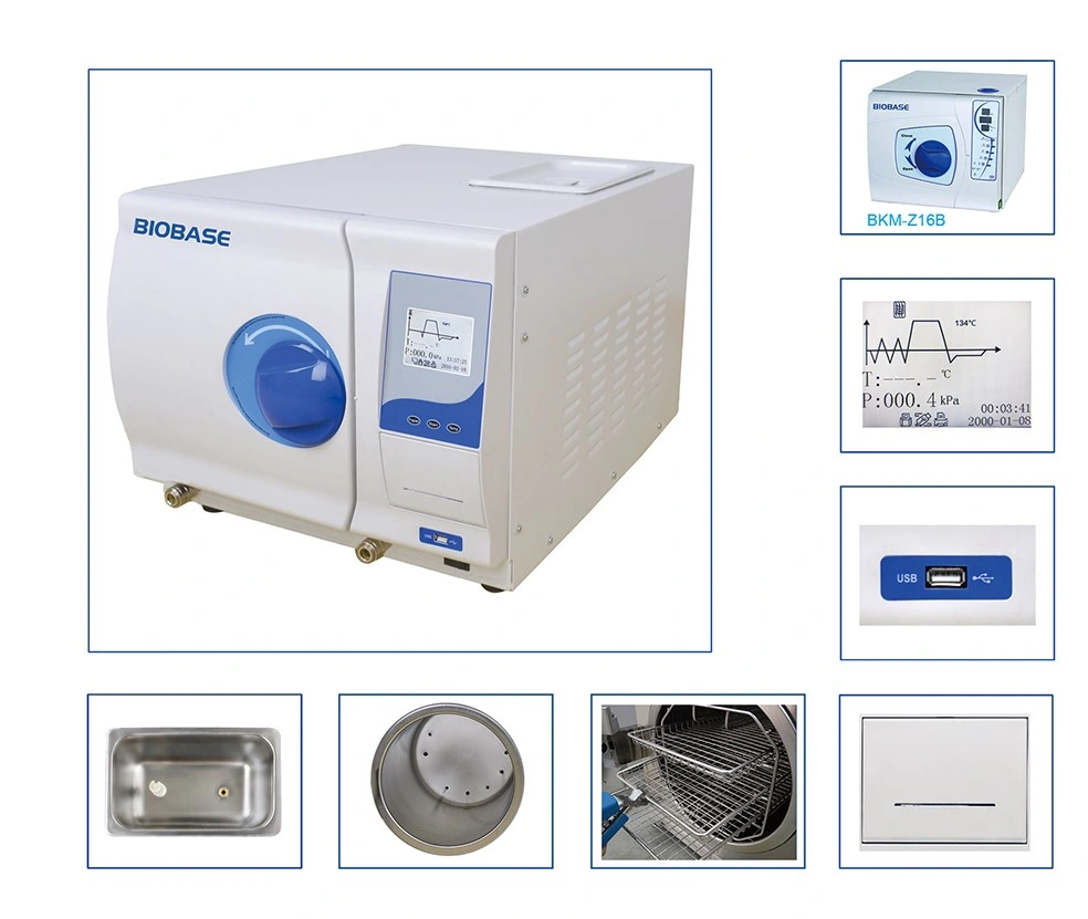 Biobase Table Top Autoclave Class B 23L Autoclave Steam Sterilization