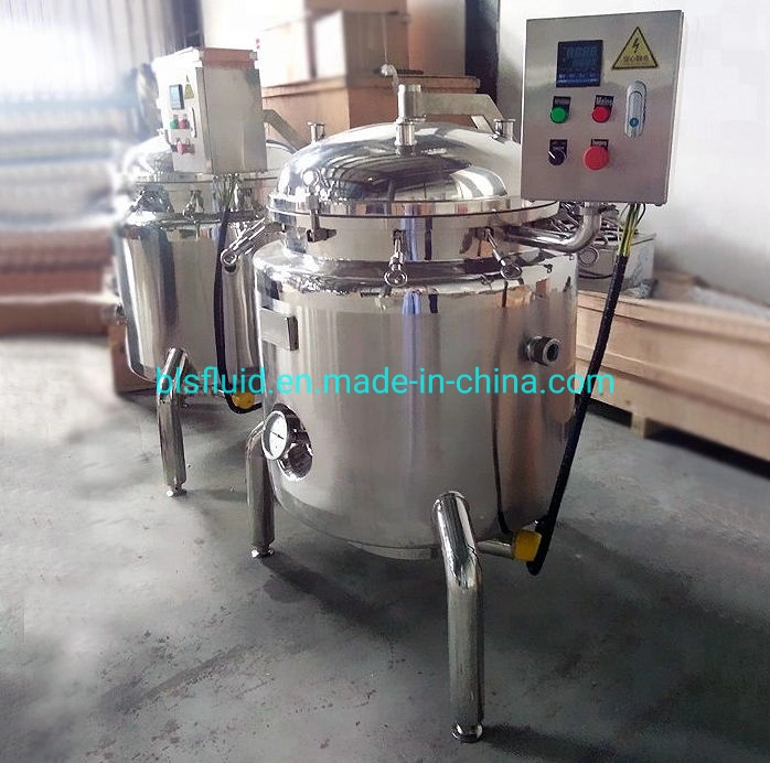 Food Grade Stainless Steel 200 Liter Industrial Electric Pressure Cooker