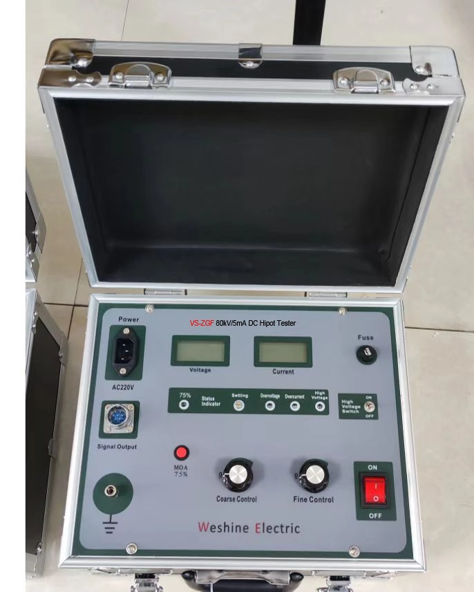 HV 300kV 5mA 3mA Zinc MOV Surge Arrester DC Withsand Voltage and Leakage Current Tester Voltage  Generator Hipot Test Machine