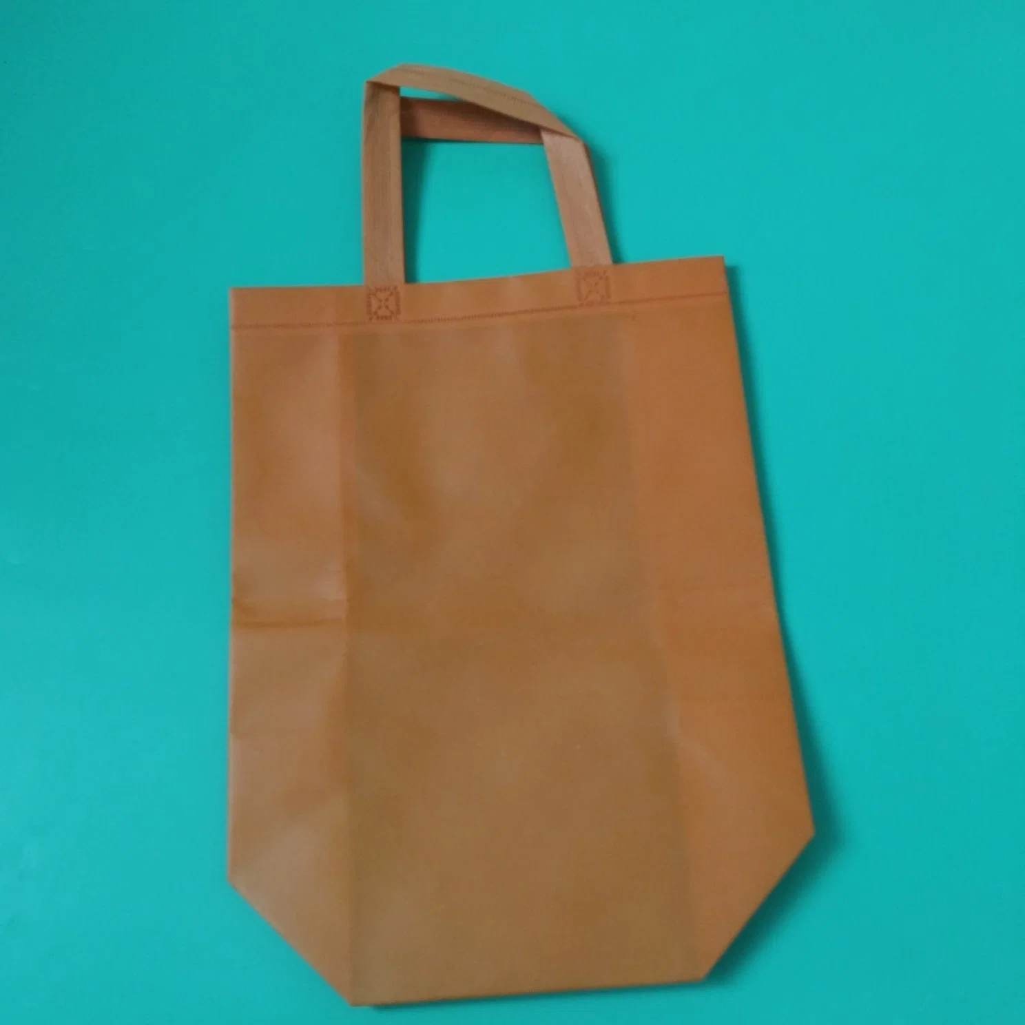 Small Non Woven Vest Bag in Orange for Shopping