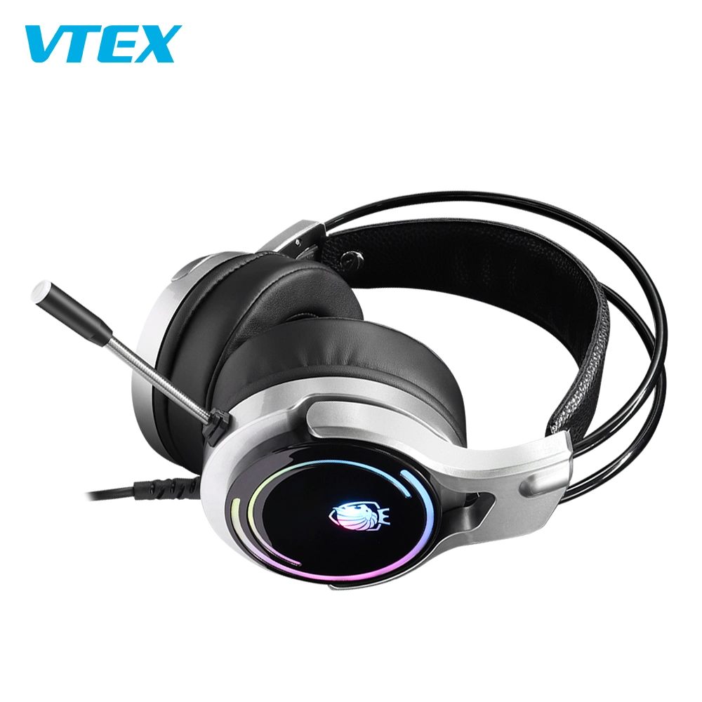 China Noise Cancelling Wired RGB Lighting Gaming Headset Custom Headphones Best Headphone Headphones for PC Gamer