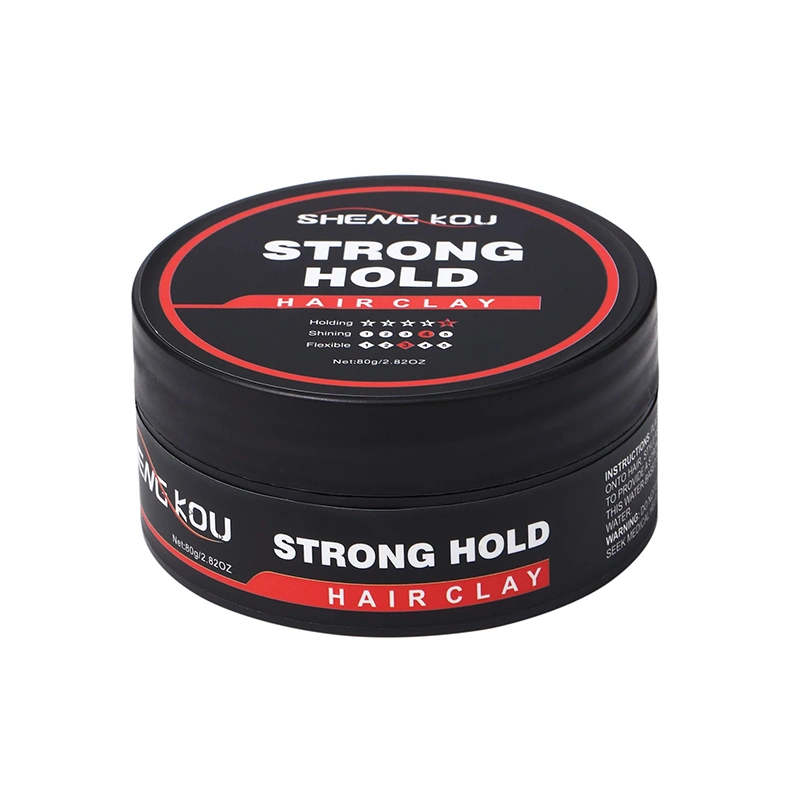 OEM/ODM Private Label Hair Styling Wax Product Professional Firm Hold Mens Hair Mud Matte Clay