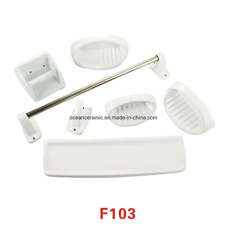 F107 Ceramic Soap Dish, Toilet Paper Holder, Bathroom Accessories