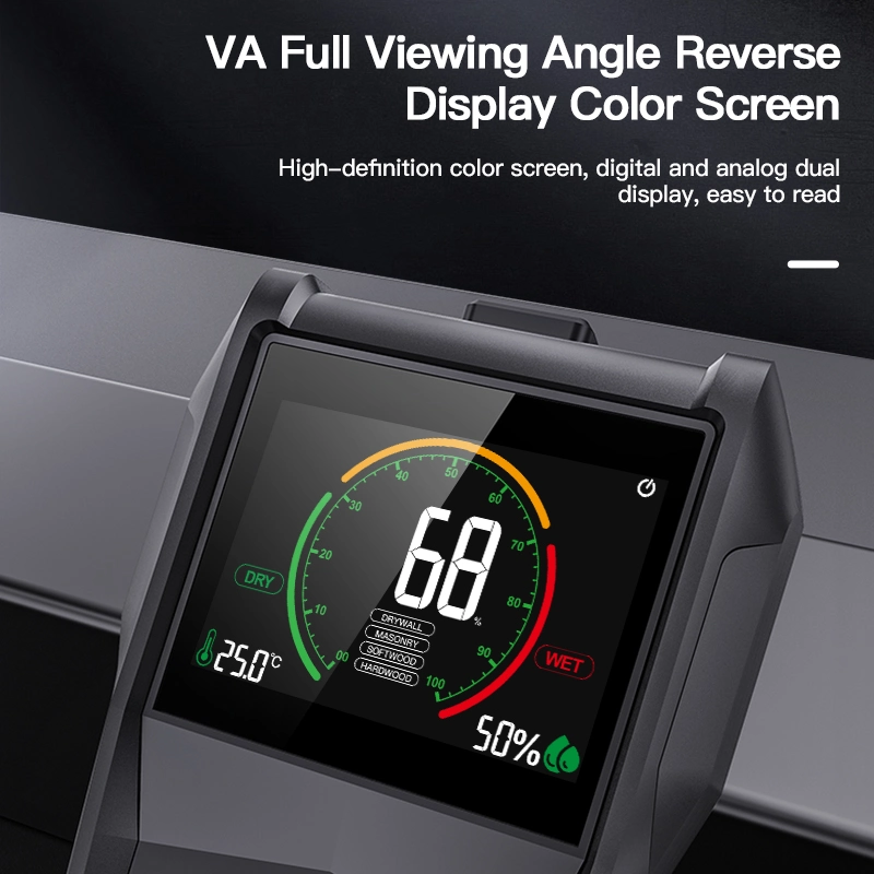 Hygromètres à bois sans broche testeur d'humidité numérique du détecteur de fuite d'eau Pour bois de chauffage