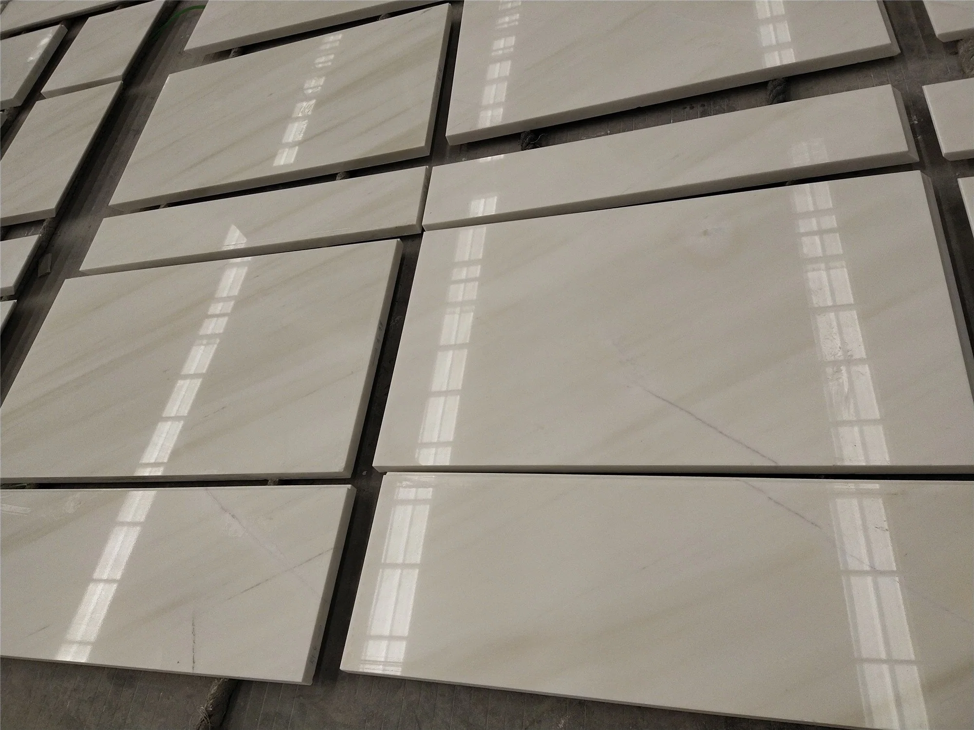 Natural Stone polished/honed/antique/Sandblasted sivec white marble tiles for interiors/ indoor/ floor/wall decoration