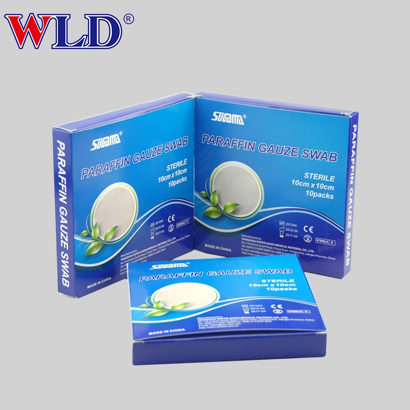 Logo Printing Gamma Sugama, Zhuohe, Wld Vaseline Swab with Factory Price Gauze