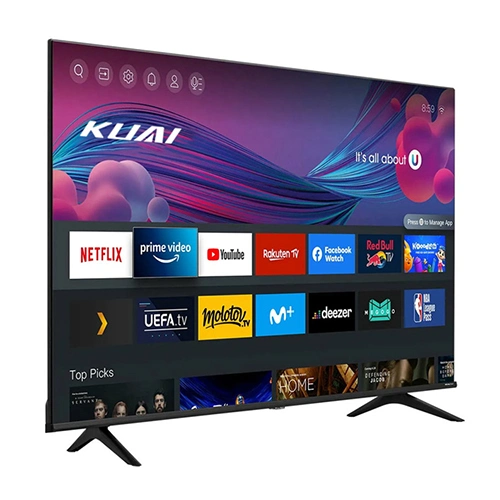 55-дюймовый телевизор Smart TV 4K Ultra HD с плоским экраном, Televisores-Smart-TV Smart TV Smart TV