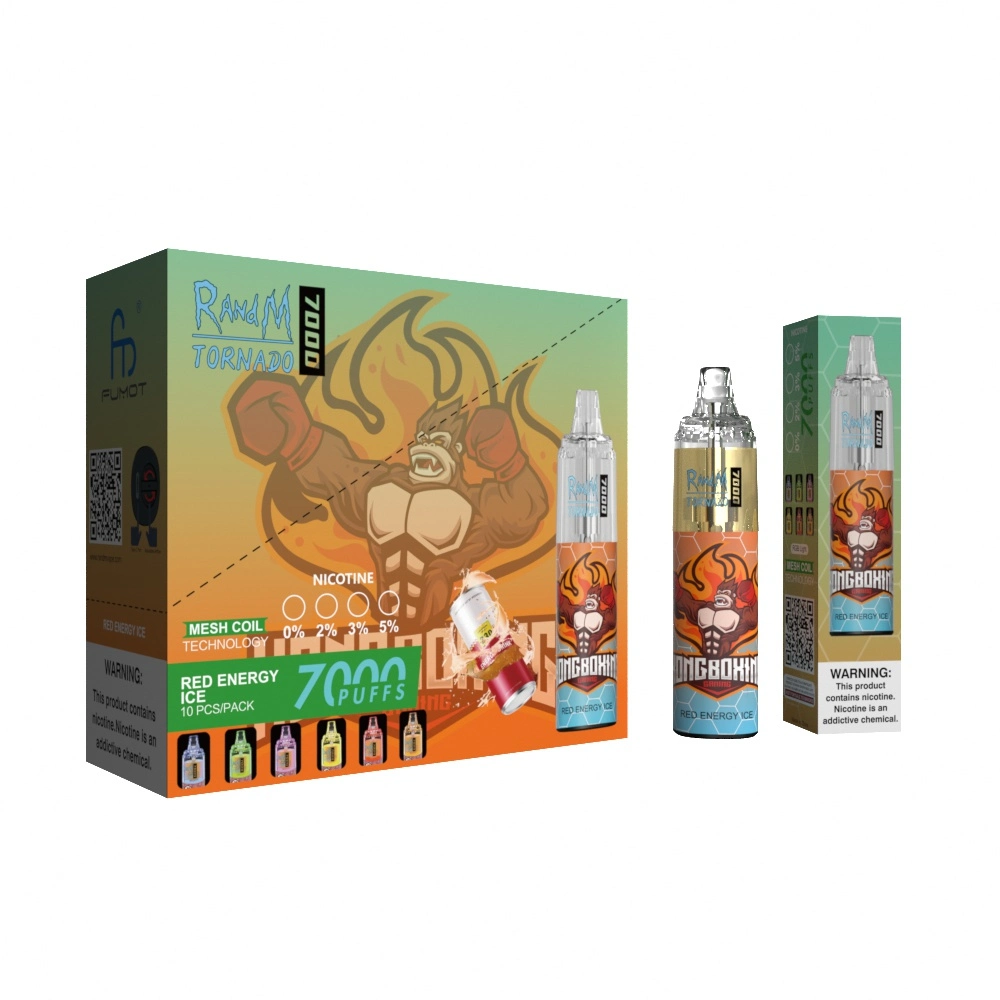 VAPE recargable E desechable E cigarrillos Puffs Fumot Randm Tornado 7000 Puff VAPE Voopoo