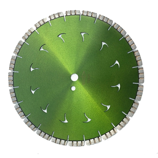 Laser Welded Diamond Tools for Professional Cutting Saw Blade with Turbo Segments