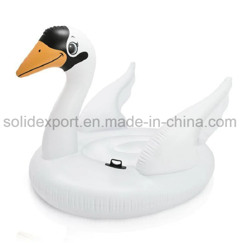 Inflatable Flamingo Pool Toy White Swan/Water Floating Inflatable Flamingo for Amusement Park