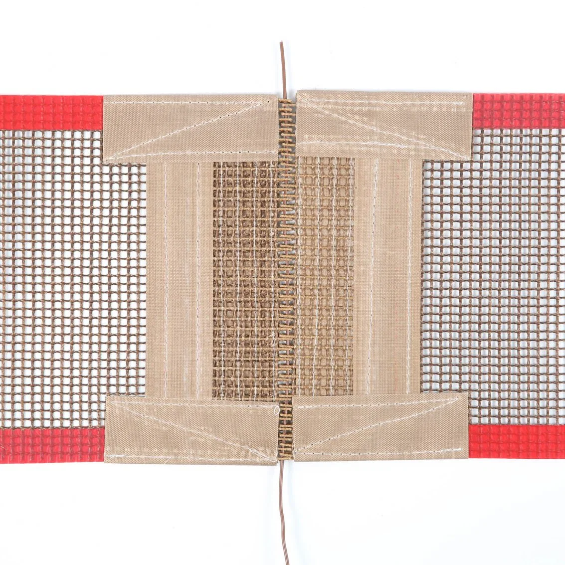 Passen Sie das hitzebeständige PTFE-beschichtete Glasfaserband mit offenem Mesh an Für UV-Trockner