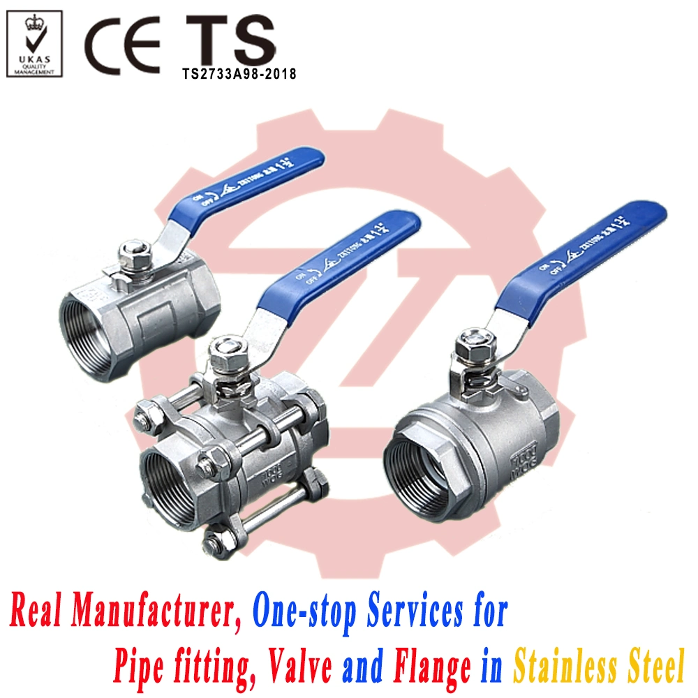 Medium Duty Stainless Steel Pipe Ball Valve