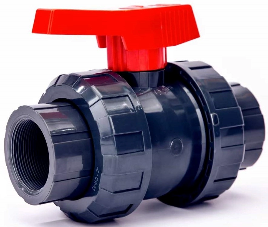 High quality/High cost performance  Plastic PVC Manual Socket Water Ball Valve UPVC Double Flange Ball Valve PVC True Union Female Threaded Ball Valve DIN ANSI JIS Standard