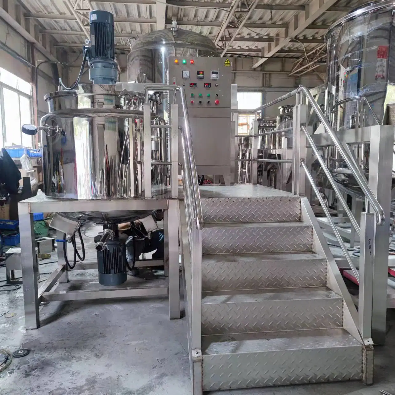 Liquid Soap Homogenizing Mixer Blending Machine