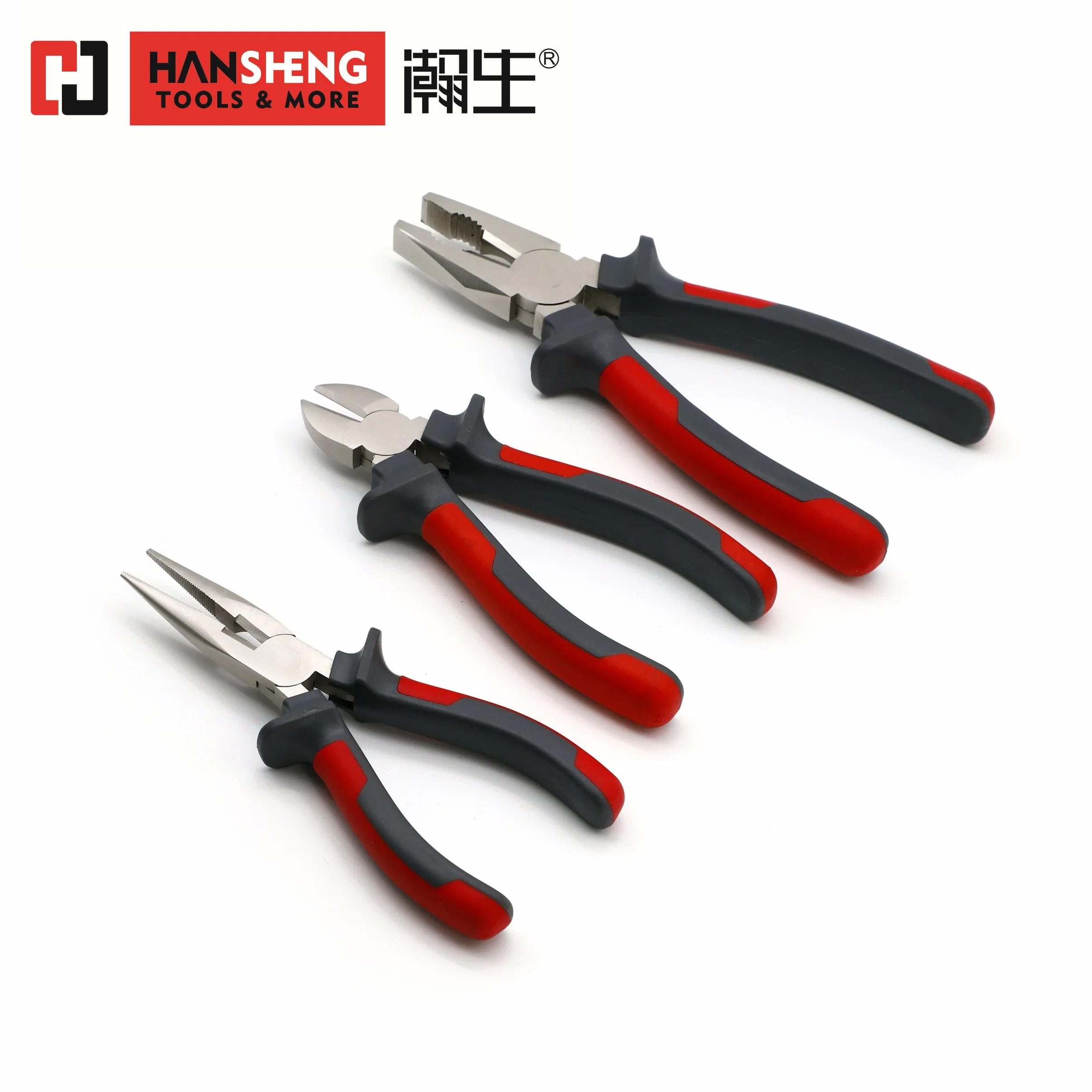 VDE Combination Pliers, with 1000V Dipped Handle, Cutting Tools, Professional Hand Tool, Hardware Tool, Insulating Tool, Insulated Tool