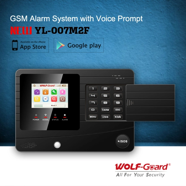 GSM Home Security Burglar Alarm System with Color Screen