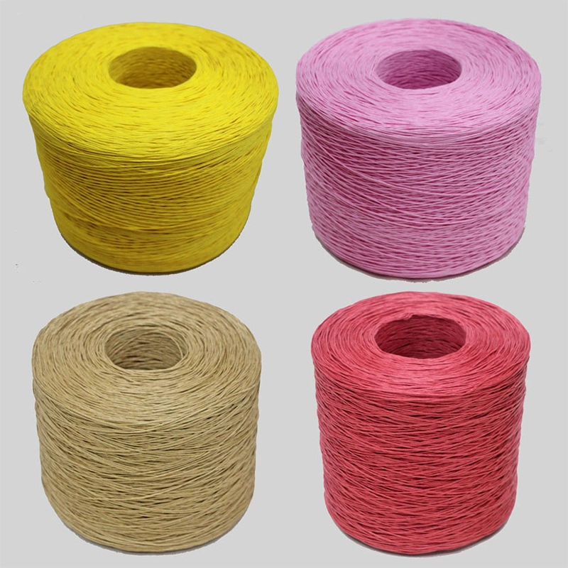 Single Strand Tag Braided Paper Vine Eco-Friendly DIY Hand-Tied Rolls